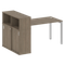 Метал Систем Куатро Стол письменный с шкафом-купе на П-образном м/к 50БП.РС-СШК-3.3 Т