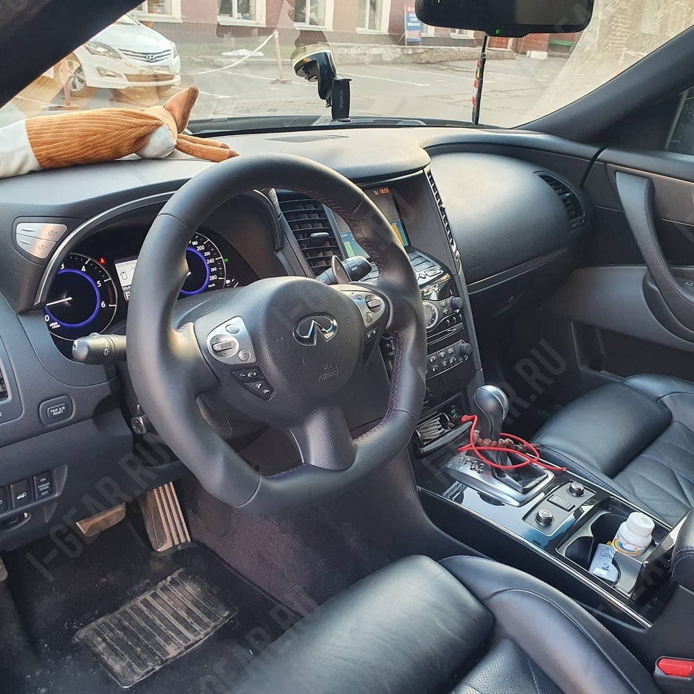 Руль ver.2 Infiniti FX37/FX50/FX30/QX70 черный