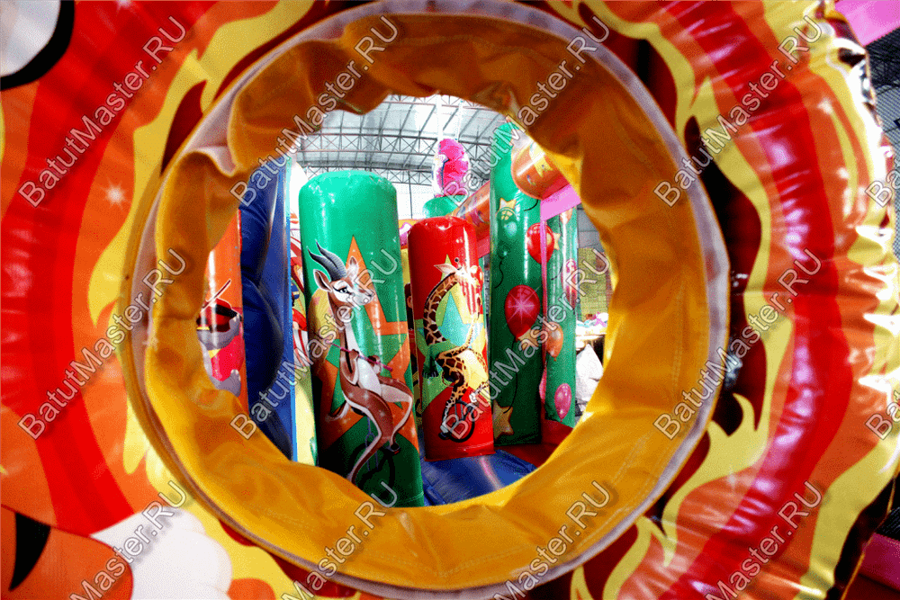 Коммерческий надувной батут "Цирк" 7*5*4 м