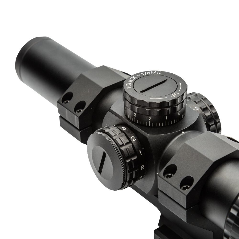 Оптический прицел Firefield RapidStrike 1-6x24 SFP Circle Dot с подсветкой, кольца в комплекте (FF13070K)