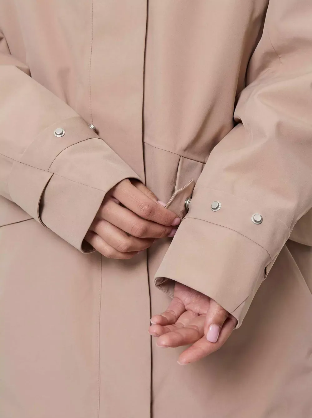 Парка женская ИША (ISHA) NORPPA песочный бежевый