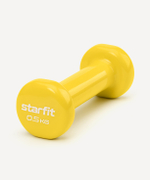 Гантель виниловая DB-101 0,5 кг, желтый