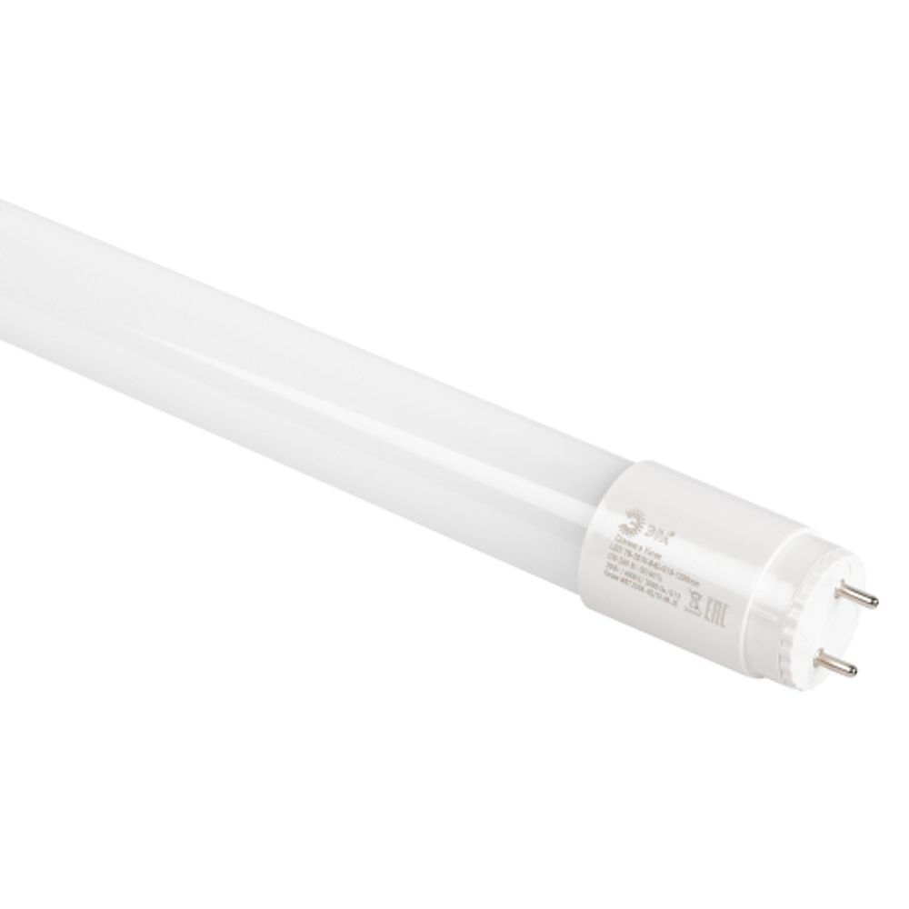 Лампа светодиодная ЭРА STD LED T8-20W-840-G13-1200mm 20Вт трубка стекло нейтральный белый свет G13 поворотный | Лампы cветодиодные Линейные  (T8)
