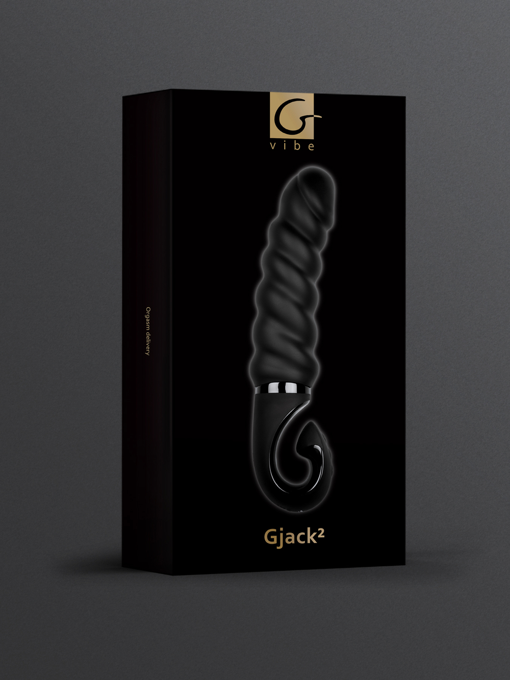 Gvibe Gjack 2 Анатомический витой вибратор, черный