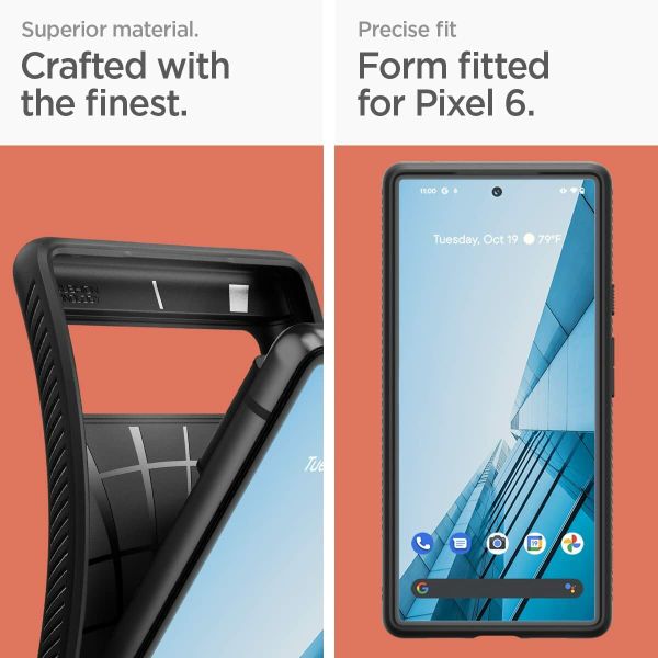Чехол Spigen Liquid Air Armor для Google Pixel 6 (2021) - Matte Black