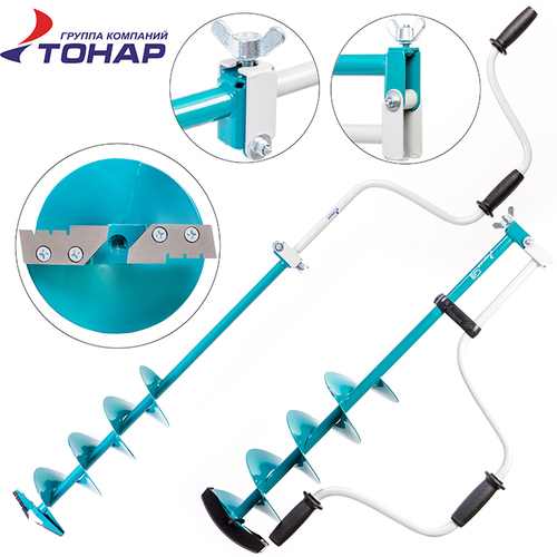 Ледобур ЛР-150Д левое вращение LK-150LD