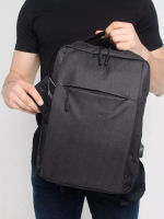 Рюкзак Note с встроеным USB-выходом black