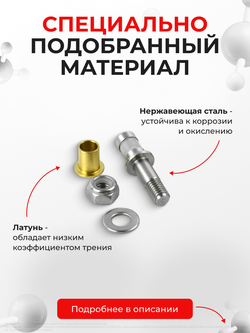 Ремкомплект (втулки) верхней петли двери Audi S6 (II) [Кузов: C5; 4B2] (1 петля, RPD17-1) 1998-2005