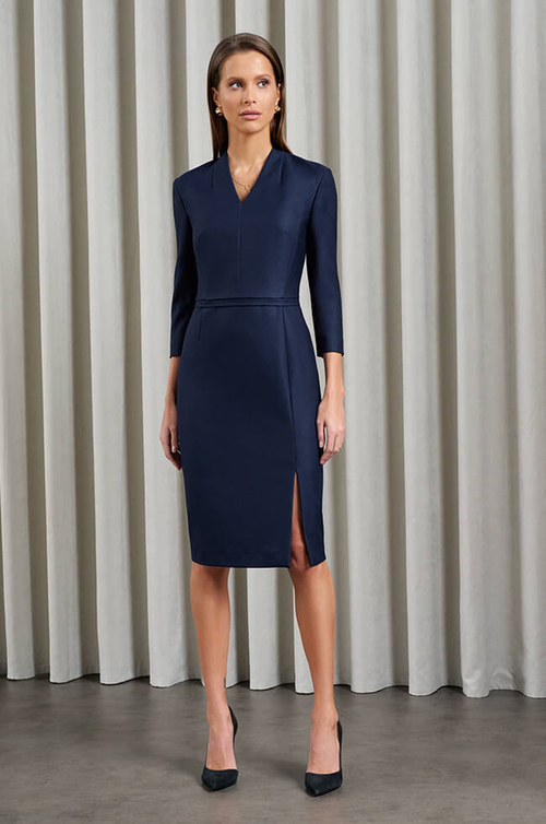 51509 Платье женское (темно-синий)