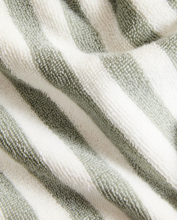 Zara Home - Красочное полосатое банное полотенце, зеленый, 50х90 см