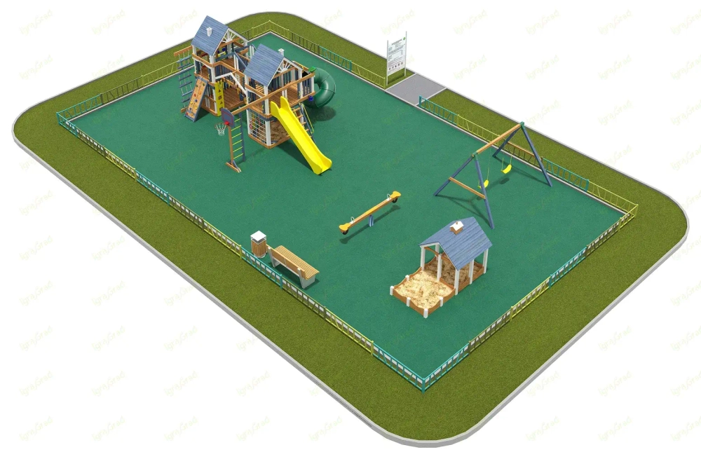 Детская площадка IgraGrad Шато Sun (мод.1) для общественных мест. ЦЕНА ПО ЗАПРОСУ