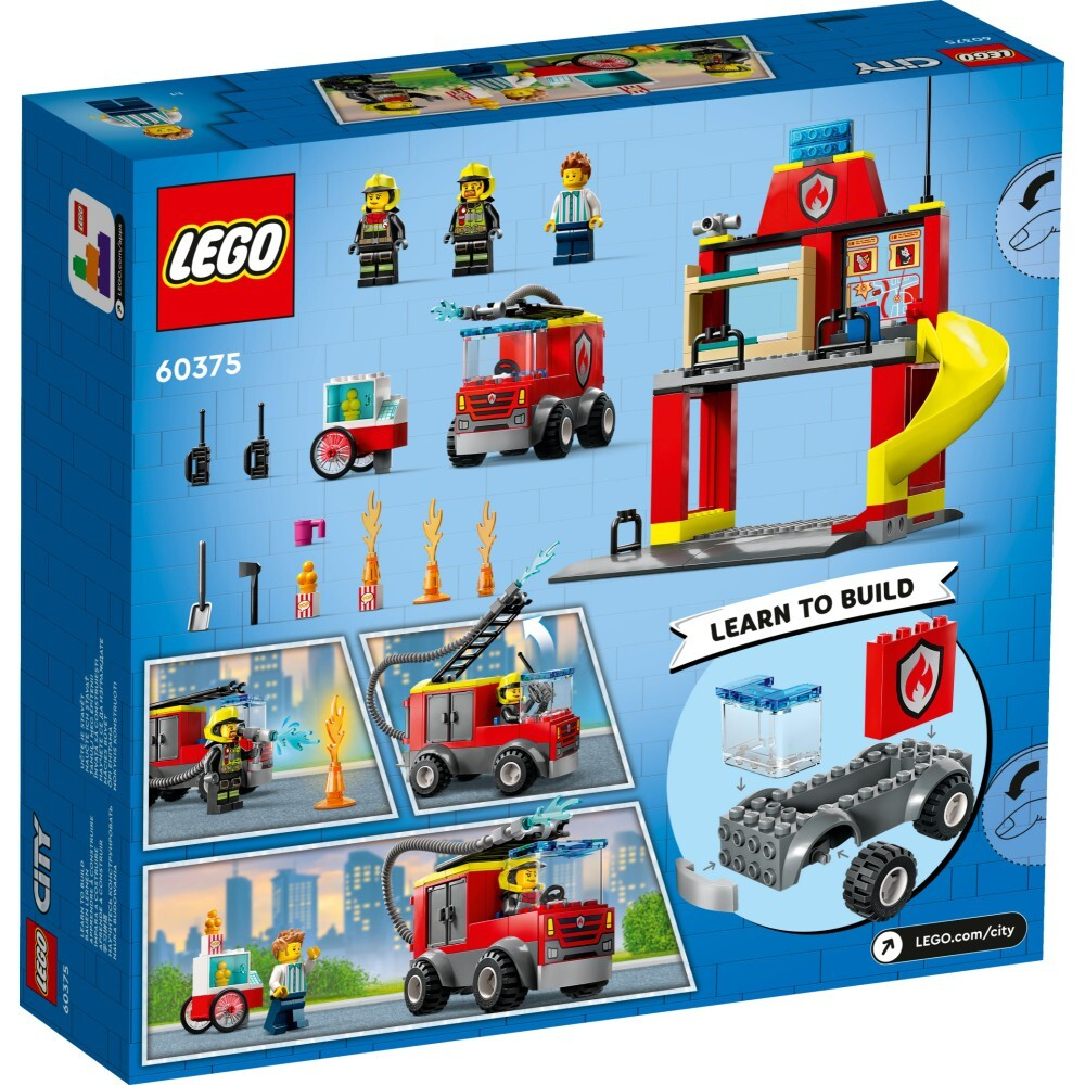 LEGO City — Пожарная часть и пожарная машина 60375 / артикул   60375  / GTIN 5702017416359