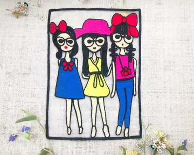 Аппликация пришивная, р. 20х28 см