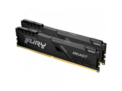 Оперативная память Kingston KF432C16BBK2/64, DDR4 2х 64ГБ 3200 МГц, DIMM, RTL