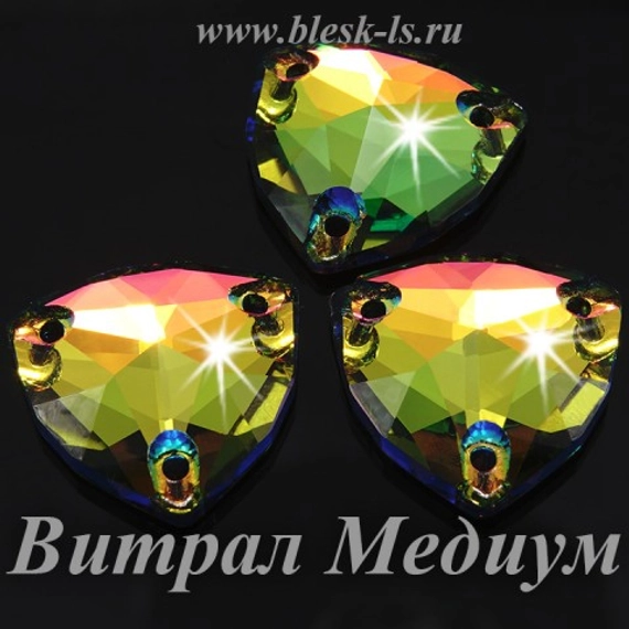 Пришивной триллиант Solvo с 3 отверстиями, Витрал Медиум