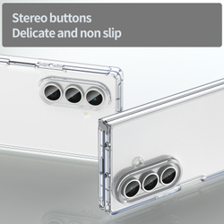 Чехол прозрачный защитный для Samsung Galaxy Fold 7, мягкие усиленные боковые рамки