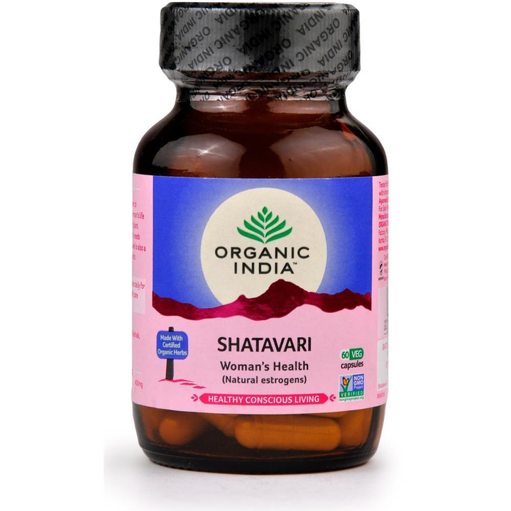 БАД Organic India Shatavari Шатавари 400 мг 60 капс
