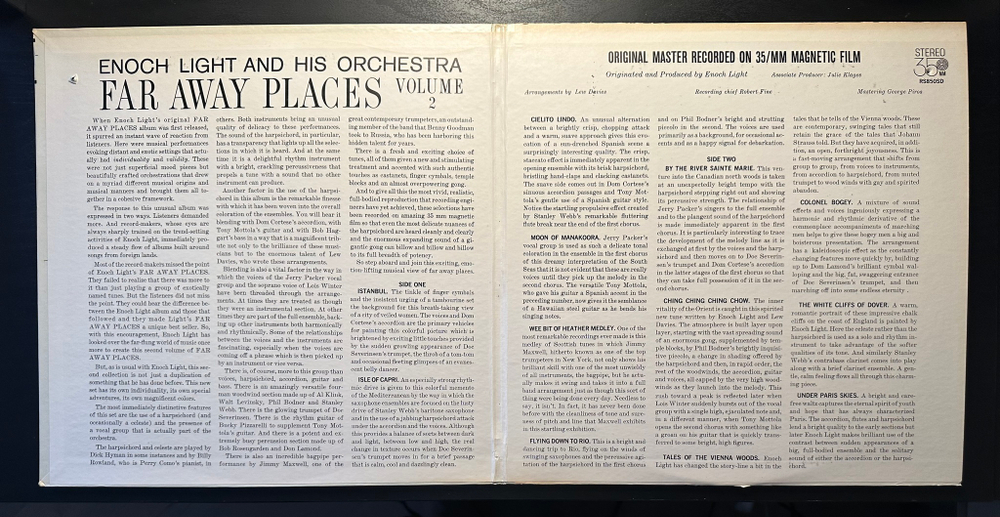 Enoch Light And His Orchestra - Far Away Places Volume 2 (США 1963г.)