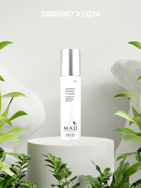 Очищающий гель с миндальной кислотой для глубокого увлажнения Mandelic Refining Cleanser M.A.D. 200 мл