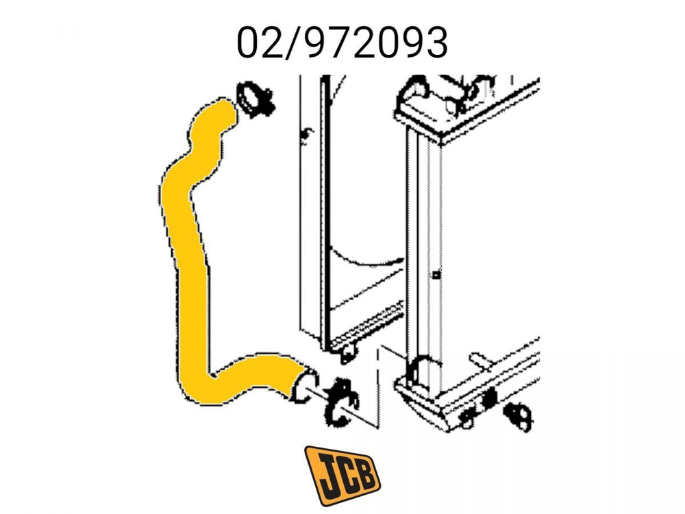 Патрубок JCB 02/972093
