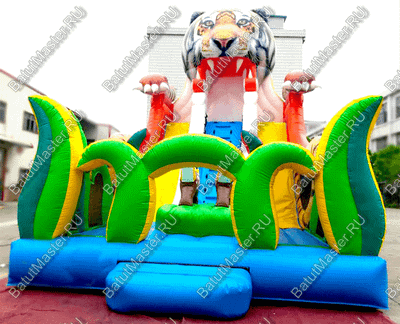Надувная горка "Большой тигр", 10*6.5*8.5 м