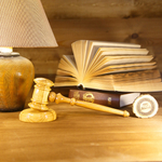 Деревянный молоток судьи (аукционный молоток) из древесины вяза. wg4