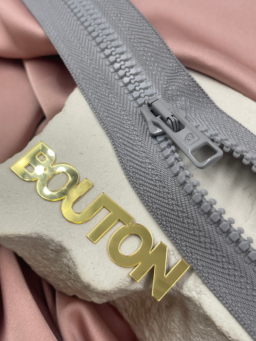 Молния трактор Тип 10 (6мм) Arta-F, 079 светло-серый