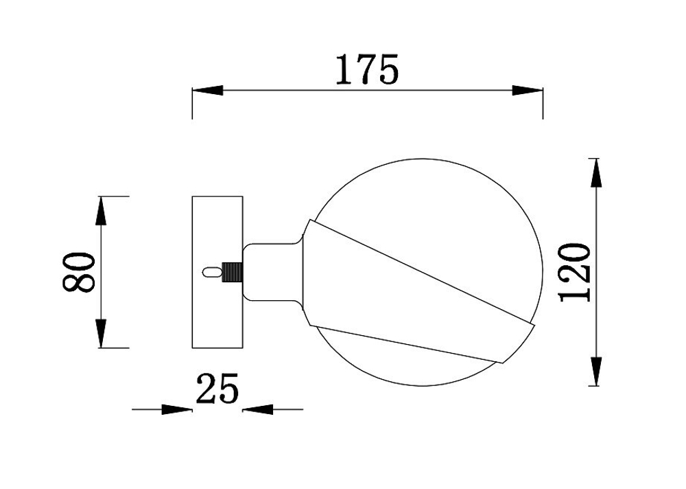 Бра Freya FR5009WL-05CH