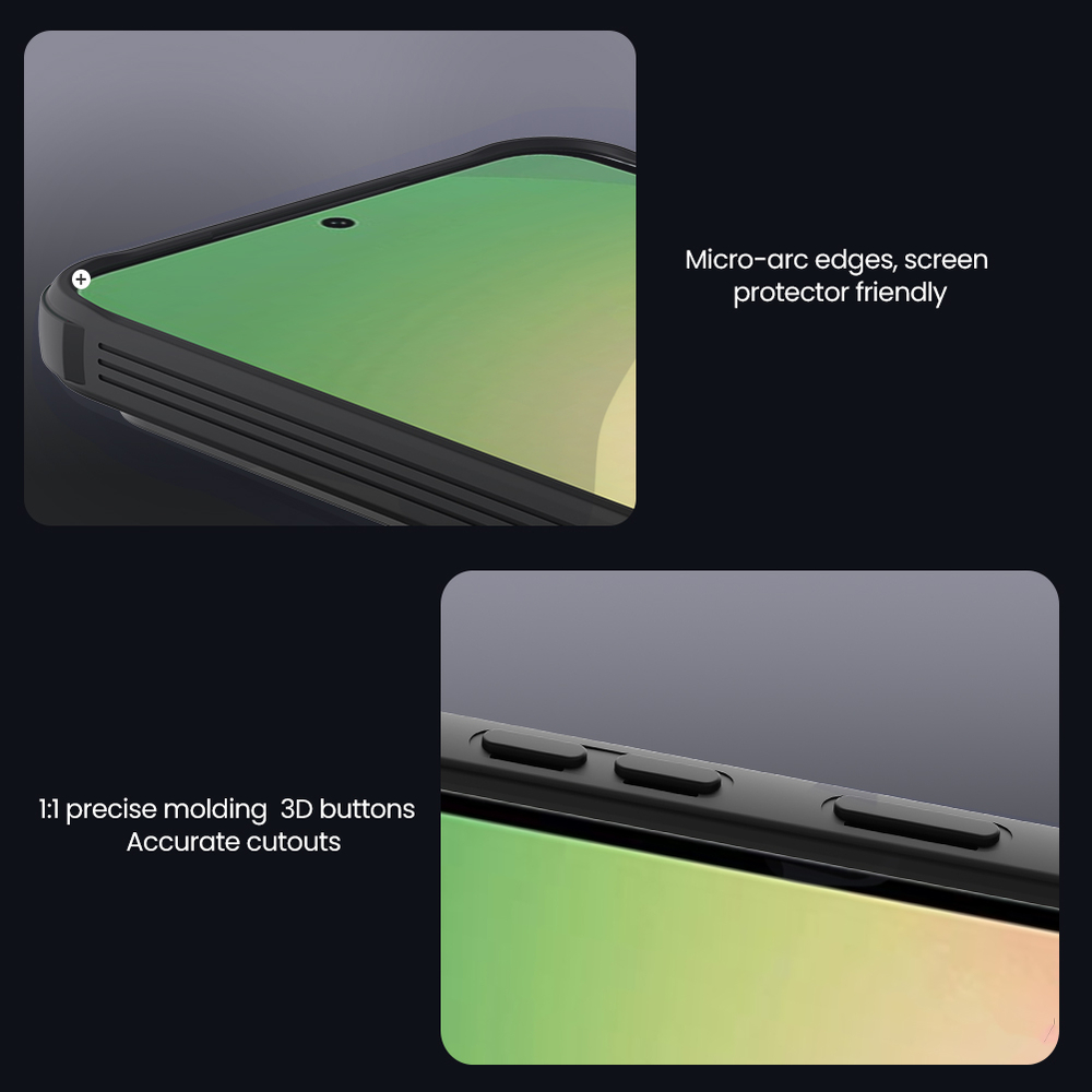 Чехол тонированный для Samsung Galaxy A57, серия CamShield Pro Magnetic (сдвижная шторка для камеры и встроенный круглый магнит) от Nillkin