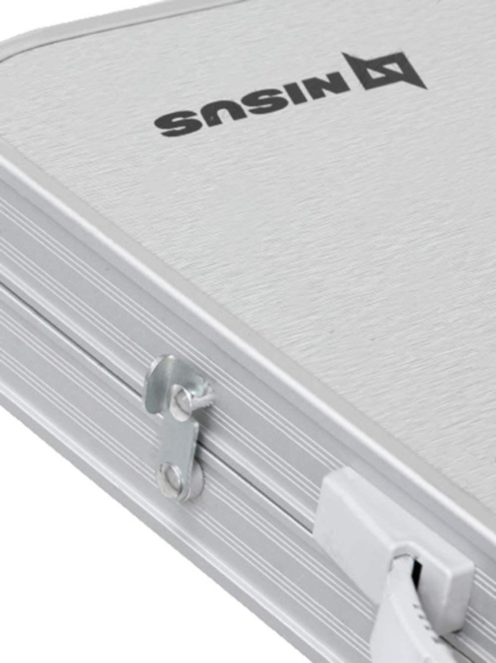 Набор мебели Nisus (СТАЛЬ) стол + 4 табурета (чехол,Velcro) Green (N-FS-21407+21124-S-G)