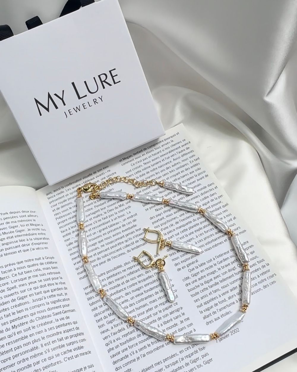 Серьги Жемчужные