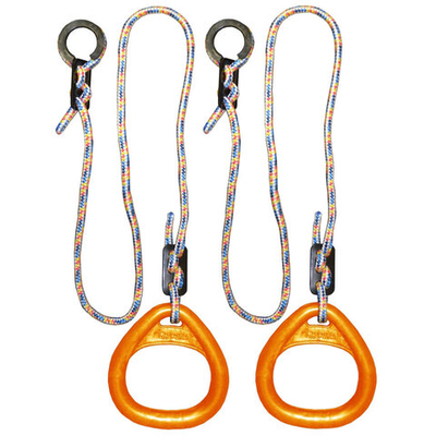 Кольца гимнастические треугольные, оранжевые