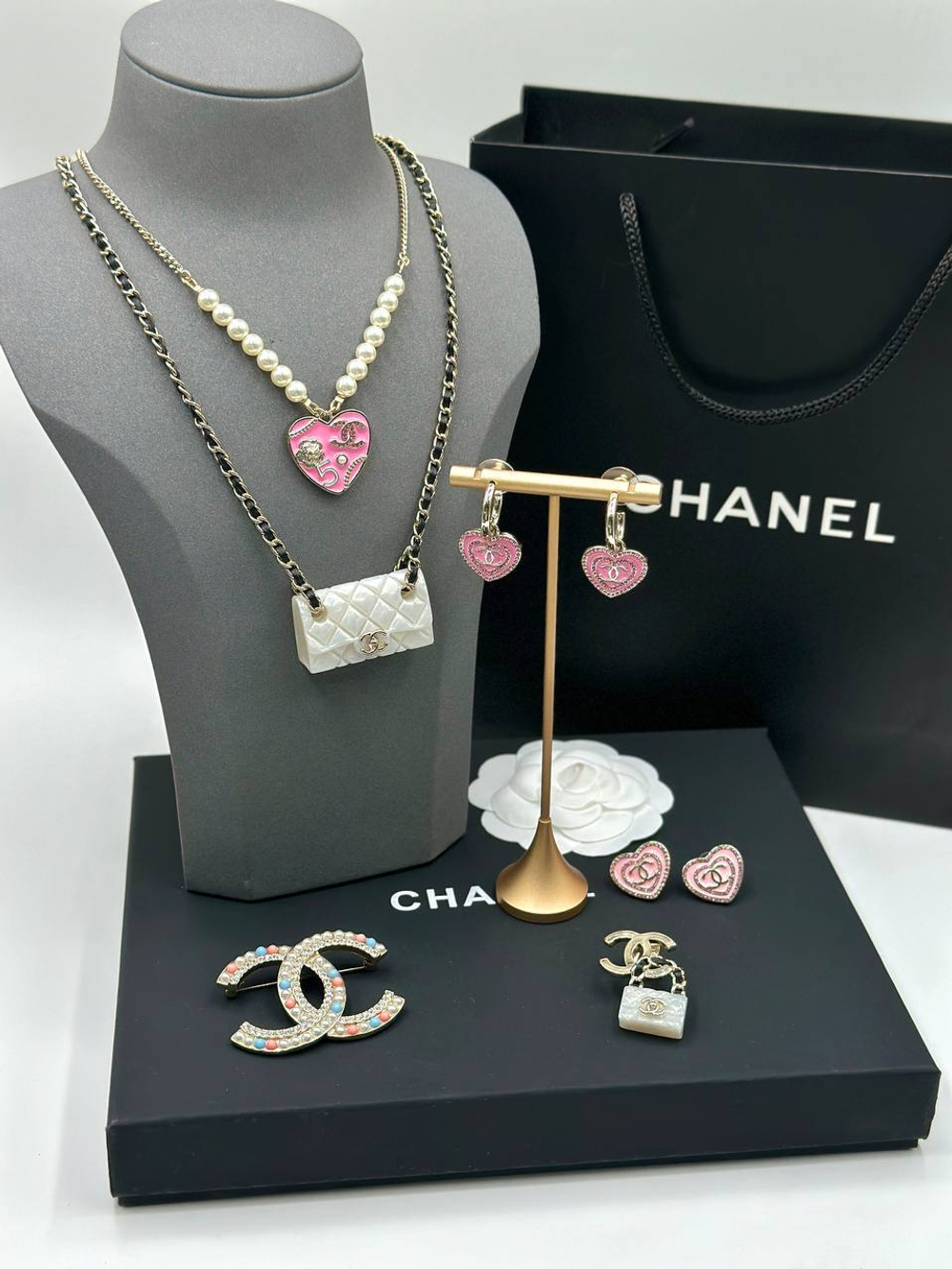 Серьги CHANEL