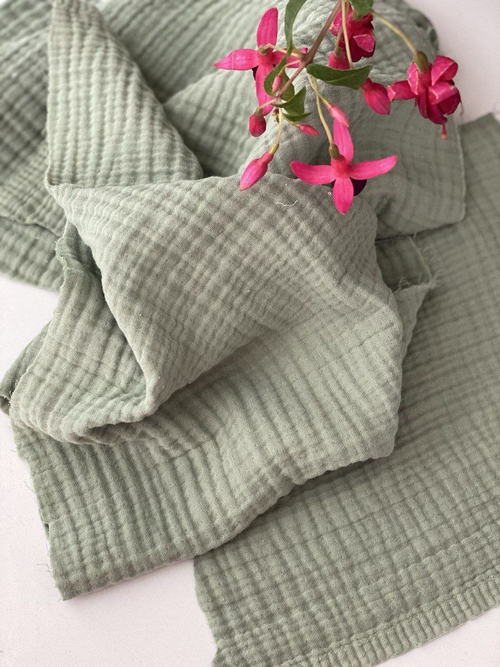 Олива муслин 4 слоя