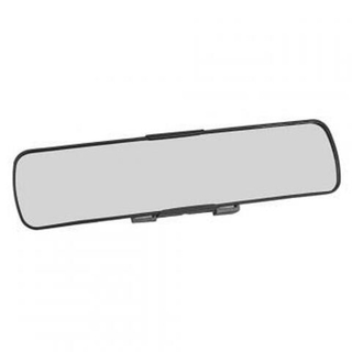 Зеркало салона на скобе пласт 300мм*70мм Вега сферическое, антиблик 17047 (бл)