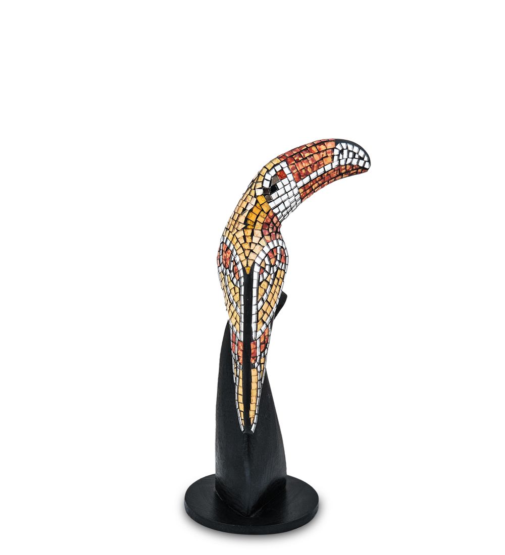 Decor and Gift 23-029-02 Н-р статуэток из трех «Тукан» дерево+стекл.мозаика (50,40,30 см)