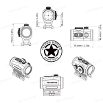 Коллиматорный прицел Vector Optics Scrapper 1x29, RD 2 MOA (SCRD-47)