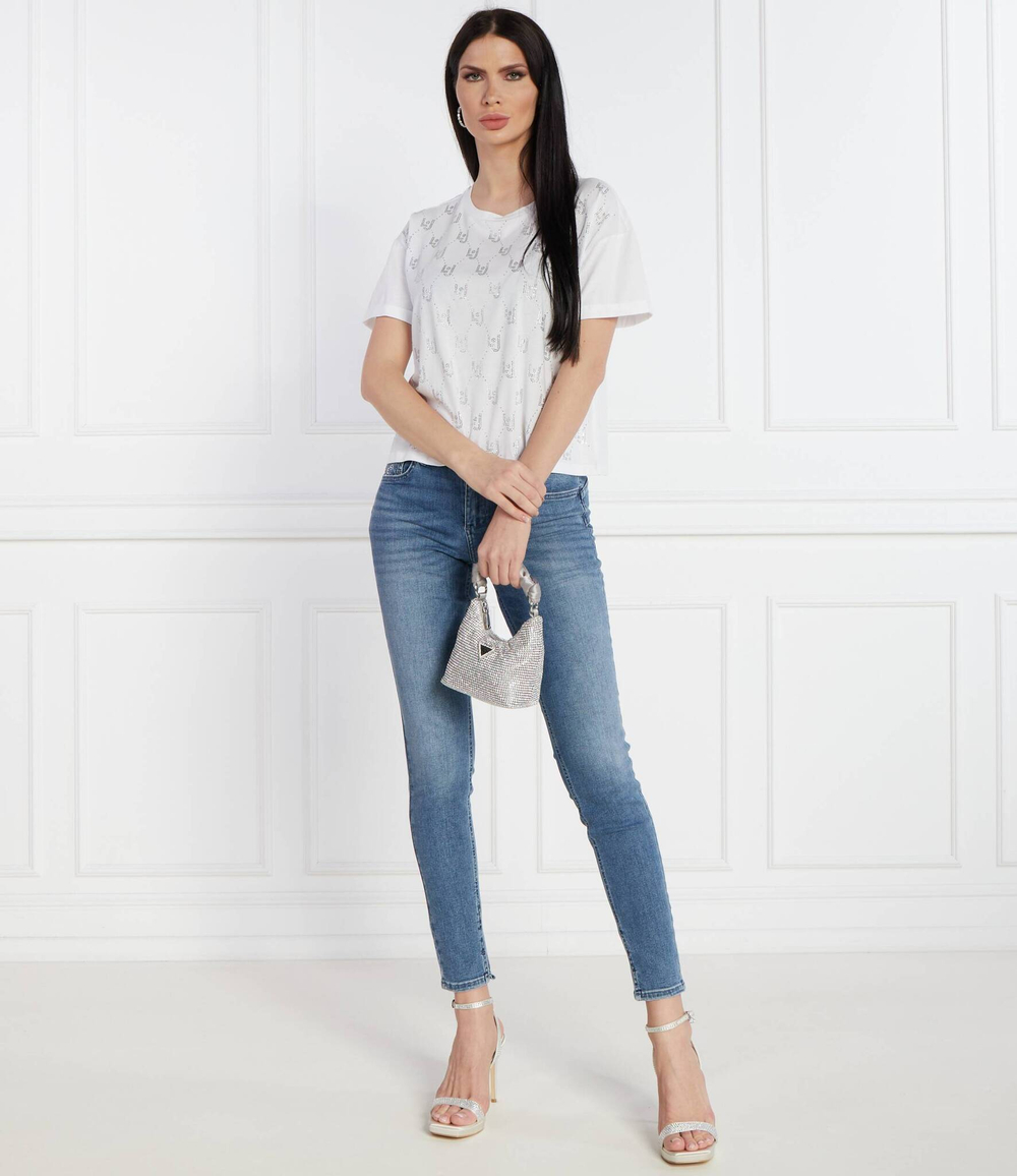 Босоножки на шпильках Guess - кремовый (FLJZAC SAT03)