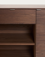 Сервант Norlen с 4 дверцами и 2 ящиками из шпона ореха