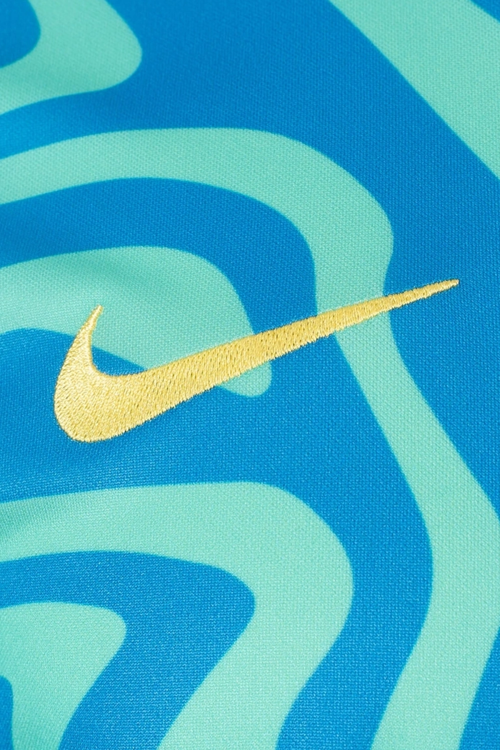 Футболка Nike Brazil 2026 Pre-Match Junior - синий