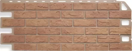Фасадная панель Альта-профиль Кирпич Бежевый  1130*470мм 0,46м2