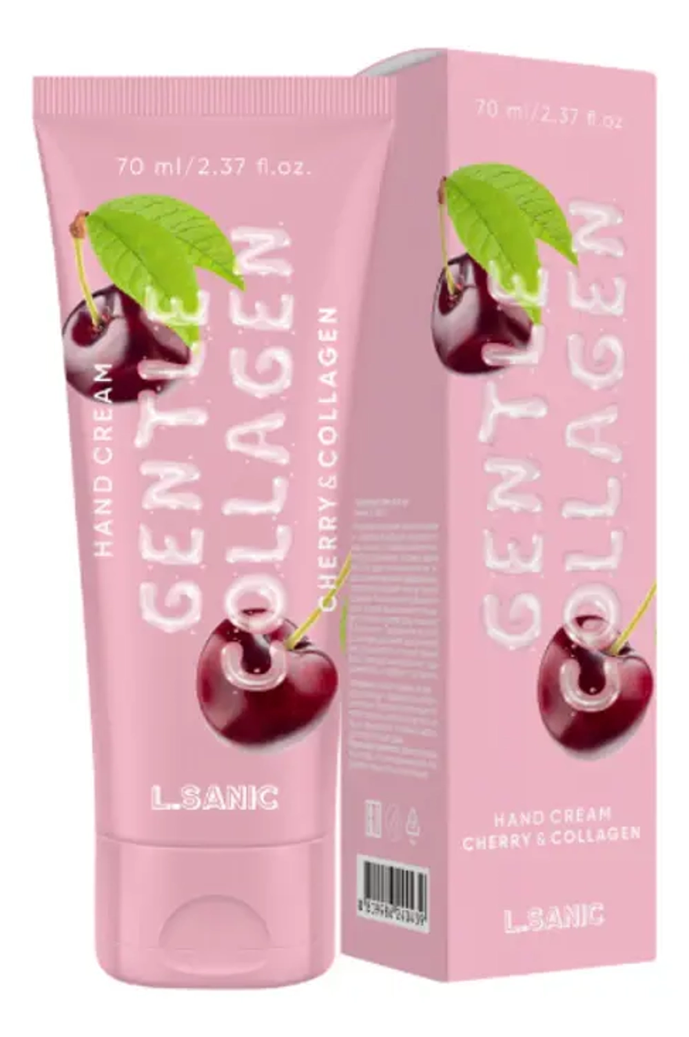 Крем для рук коллагеновый с вишней L.SANIC Collagen Cherry Hand Cream 70 мл