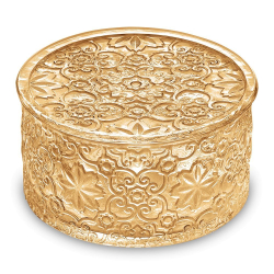 Емкость для сладостей 7х12см IVV Arabesque золотая Италия