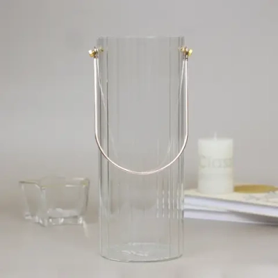 Ваза стеклянная «Орфей» 12*22см