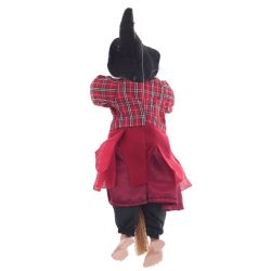 GAEM Игрушка набивная "Баба-яга", L15 W11 H28 см, 3в.