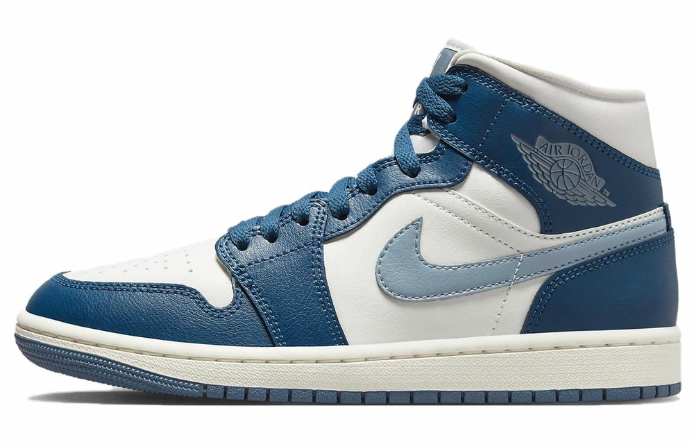 Кроссовки Jordan Air Jordan 1 Mid "Sky J French Blue" (Женская размерная сетка)
