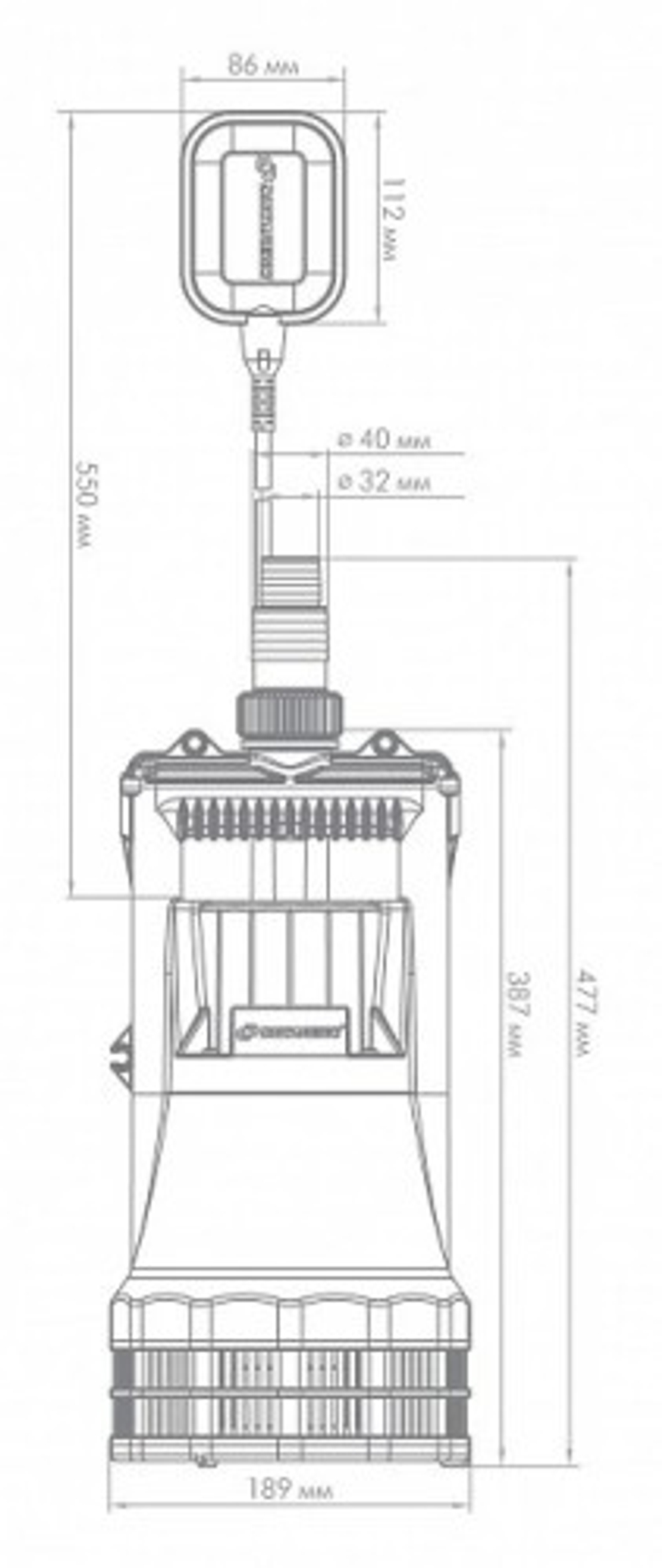 Насос дренажный ДЖИЛЕКС ДРЕНАЖНИК 200/25 5152