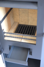 Печь-камин стальная "Сибирь" 8 кВт