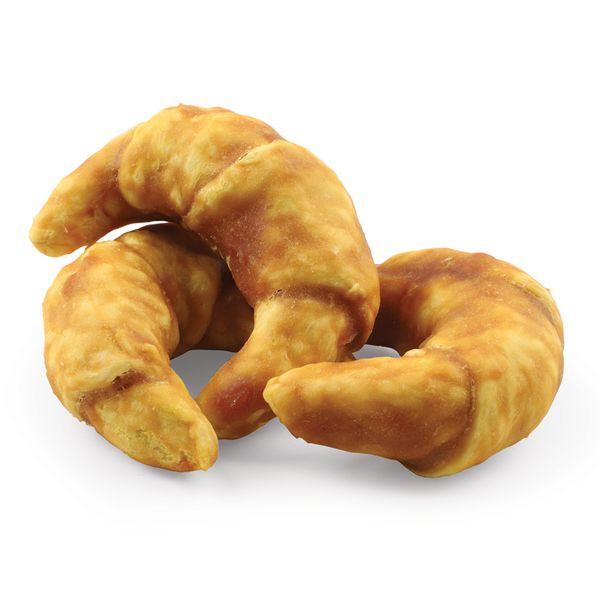 Лакомство Triol COLLAGEN для собак «Рогалики коллагеновые с мясом утки», 90г (уп. 3шт.)