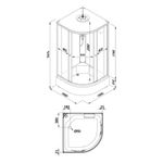 Душевая Кабина Ультра 100*100 В